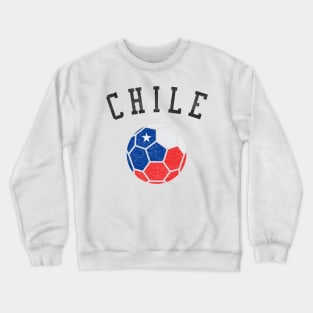 Chile Soccer Team Heritage Flag Crewneck Sweatshirt